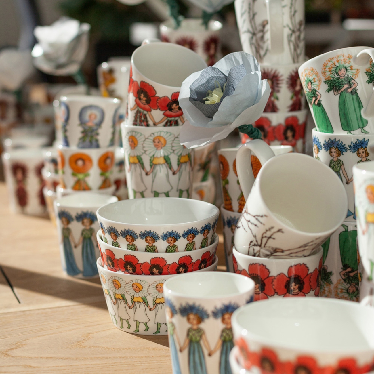 Design House Stockholm elsa beskow mukit ja kulhot