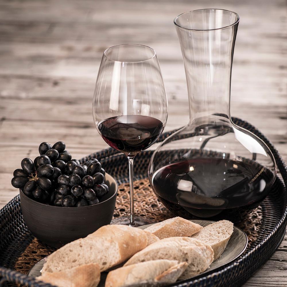 Zwiesel Enoteca viinilasi punaviinilasi karahvi viinirypäleet tapas tarjotin