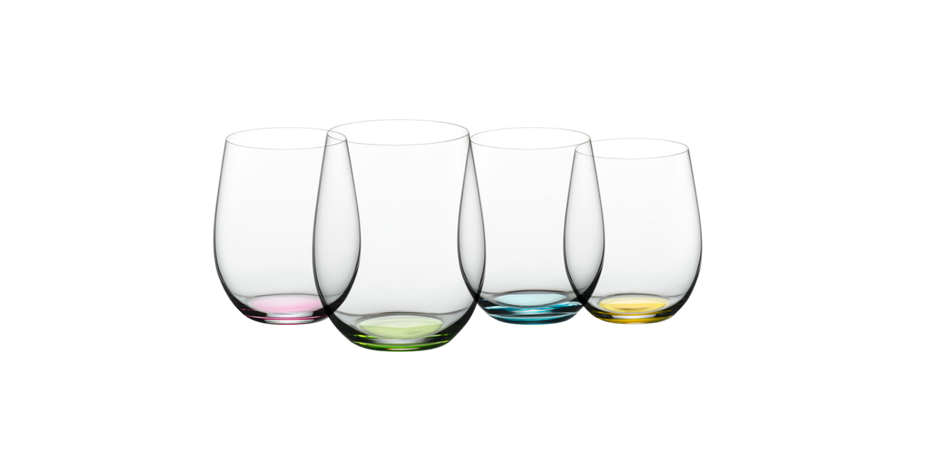 Tumblerglas färgglada drinkar