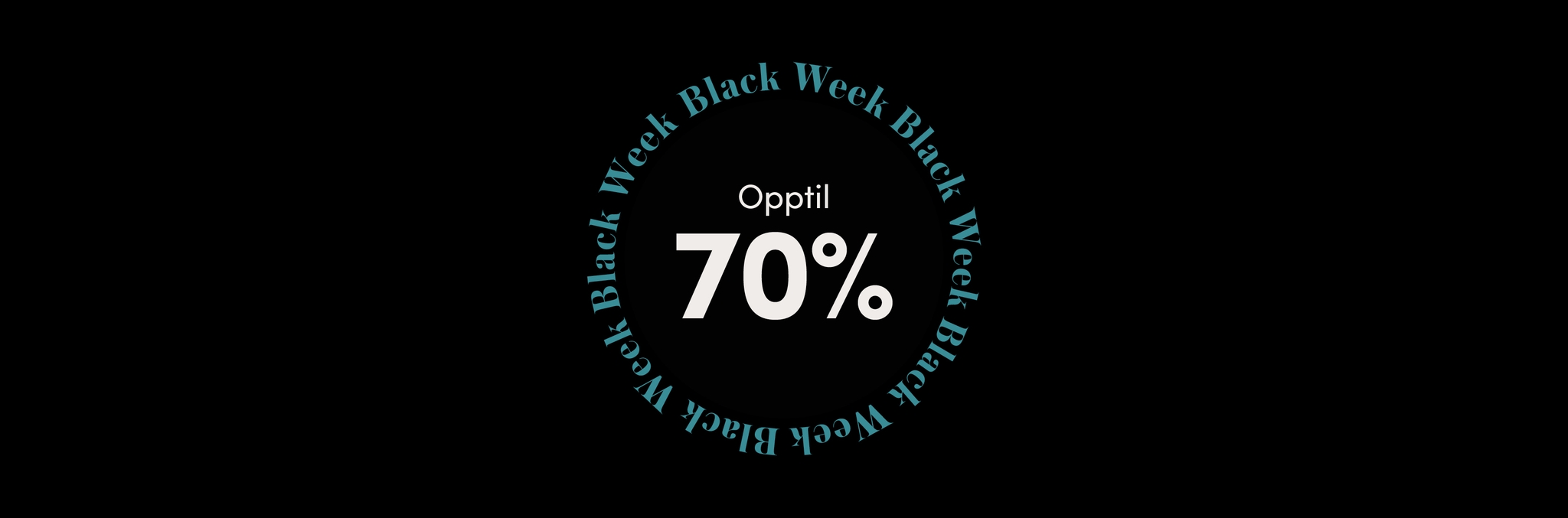 Black Week-tilbud: opptil 70 % på Black Week