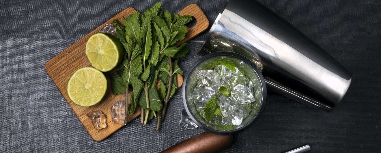 Bar Craft bartenderset redo för att göra en mojito drink
