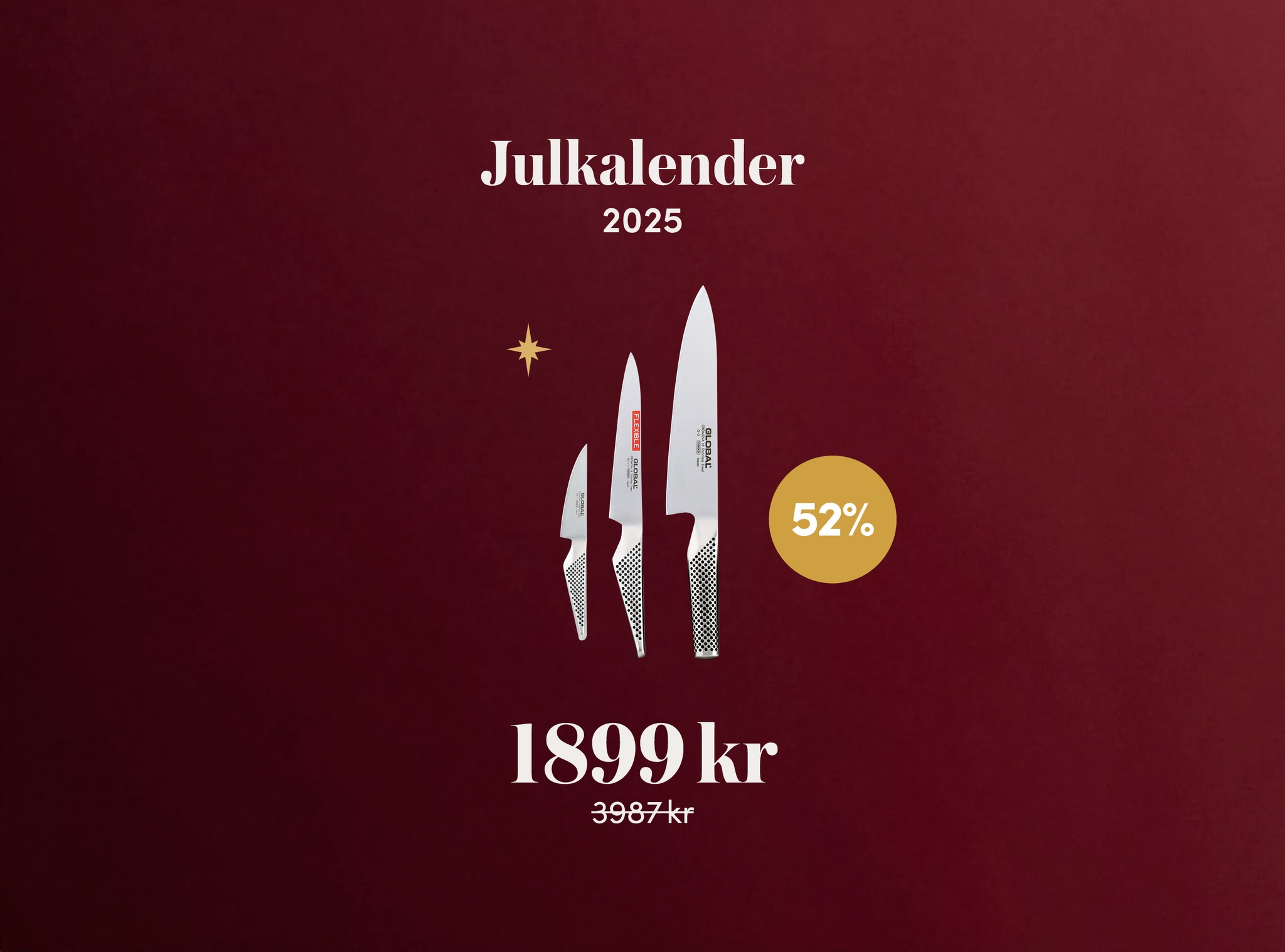 Julkalender - Global knivset för 1899 kr