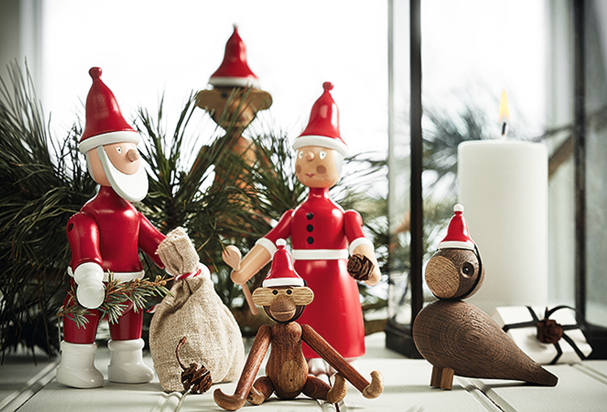 Julfigurer från Kay bojesen tomte och tomtemor 