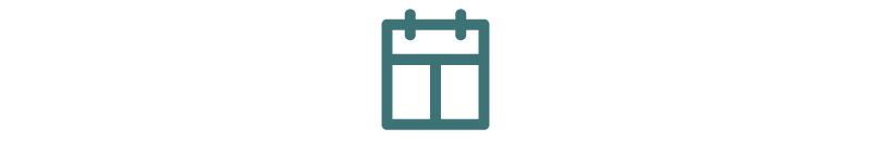 Calendar icon.