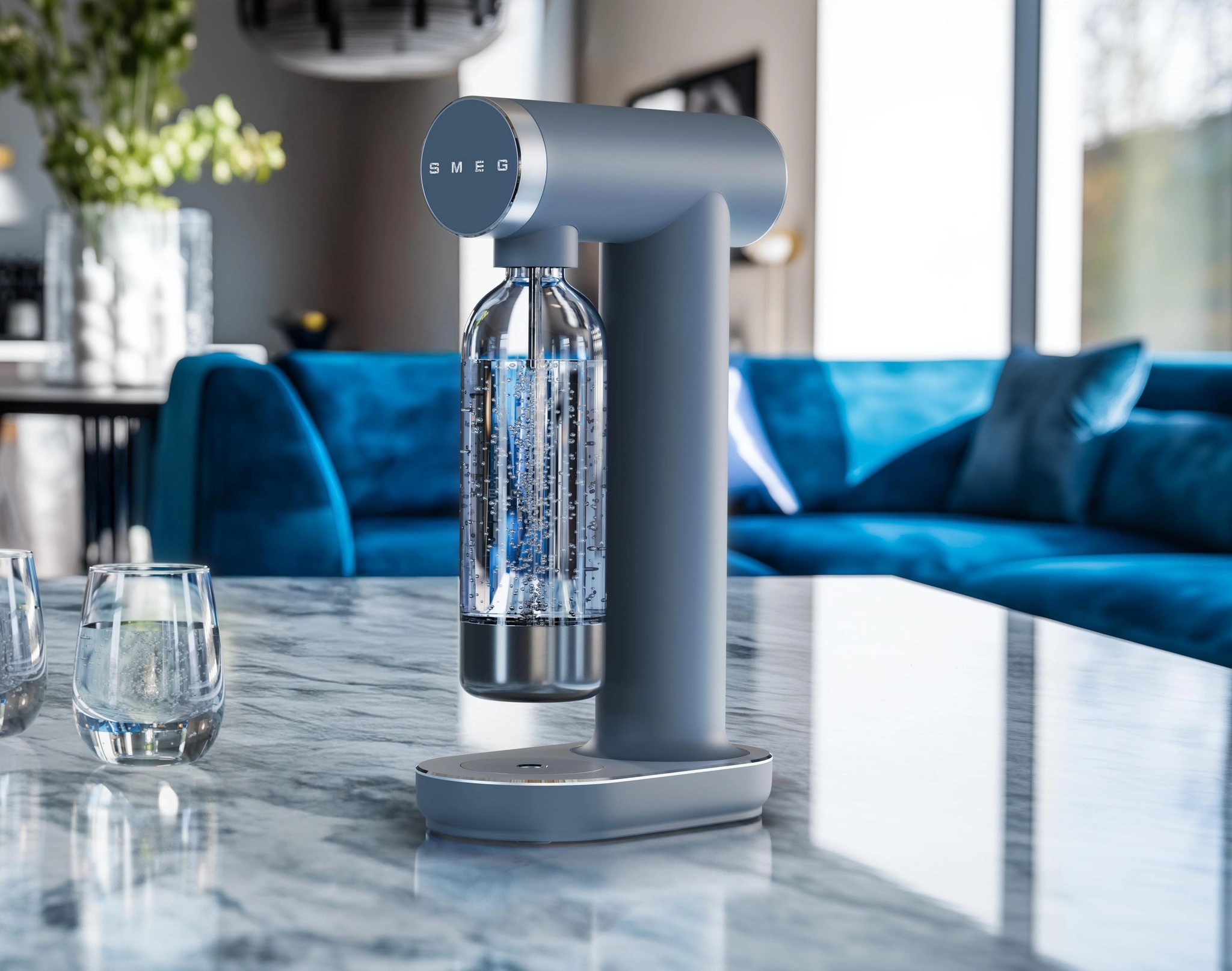 Smeg kullsyremaskin blue