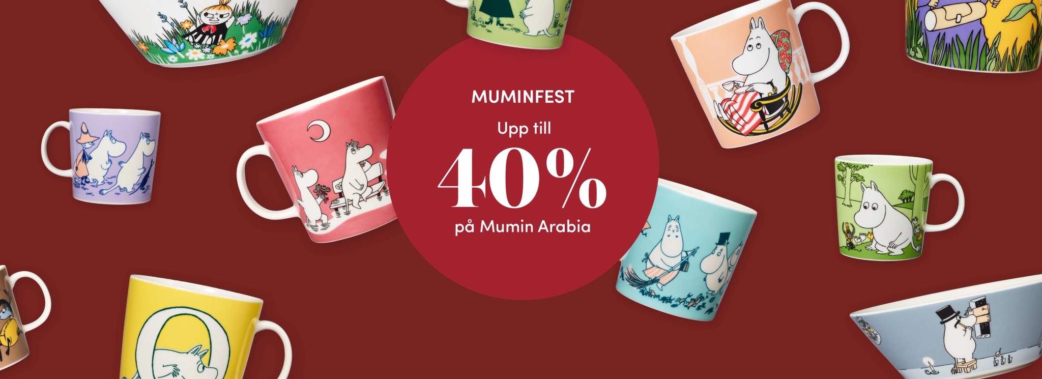 Upp till 40% på Mumin Arabia
