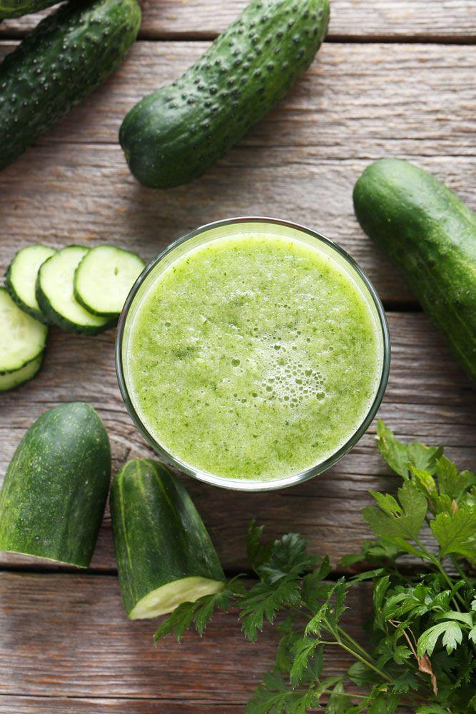 Frisk og fruktfri grønn smoothie