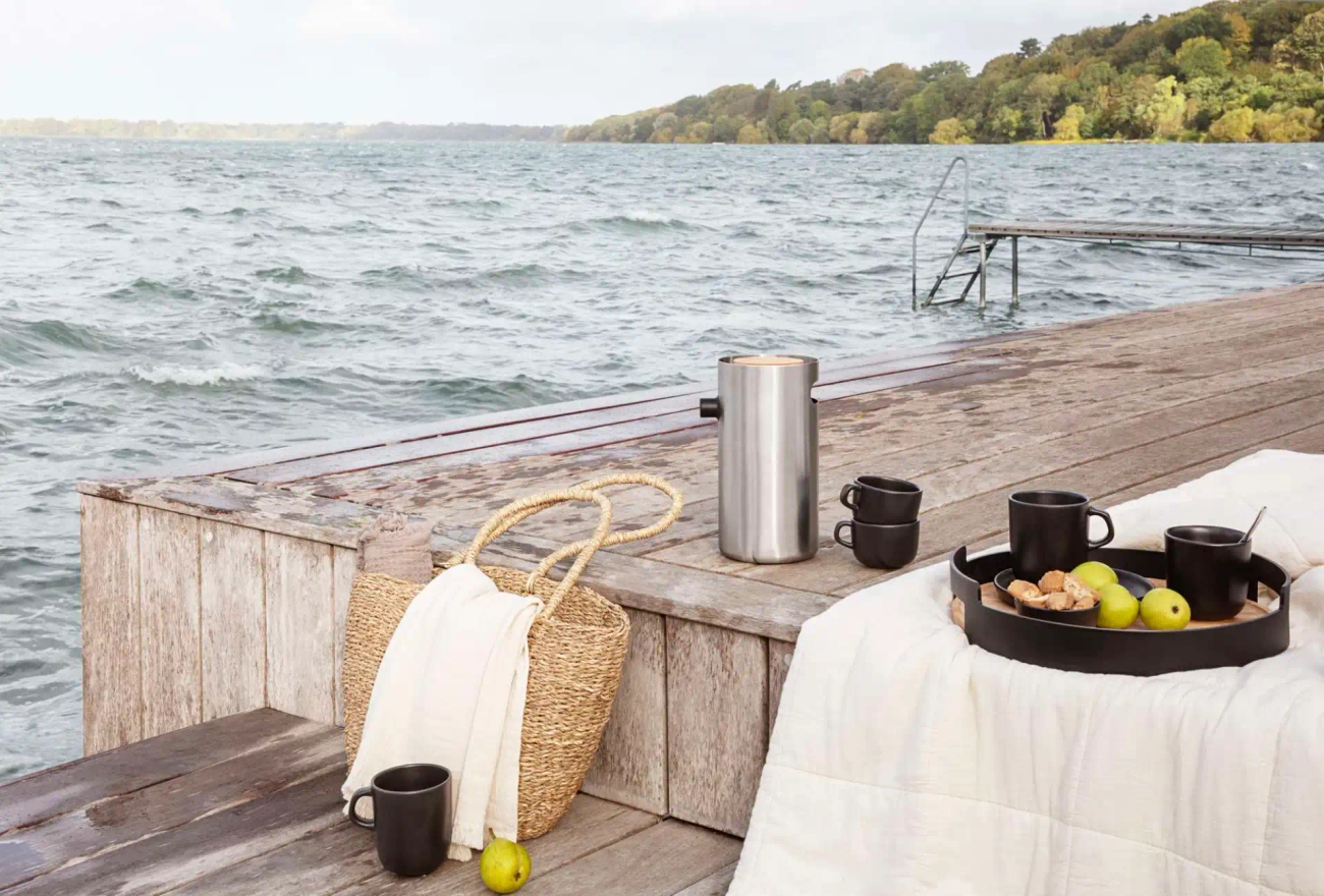 Pumptermos från Eva Solo på brygga