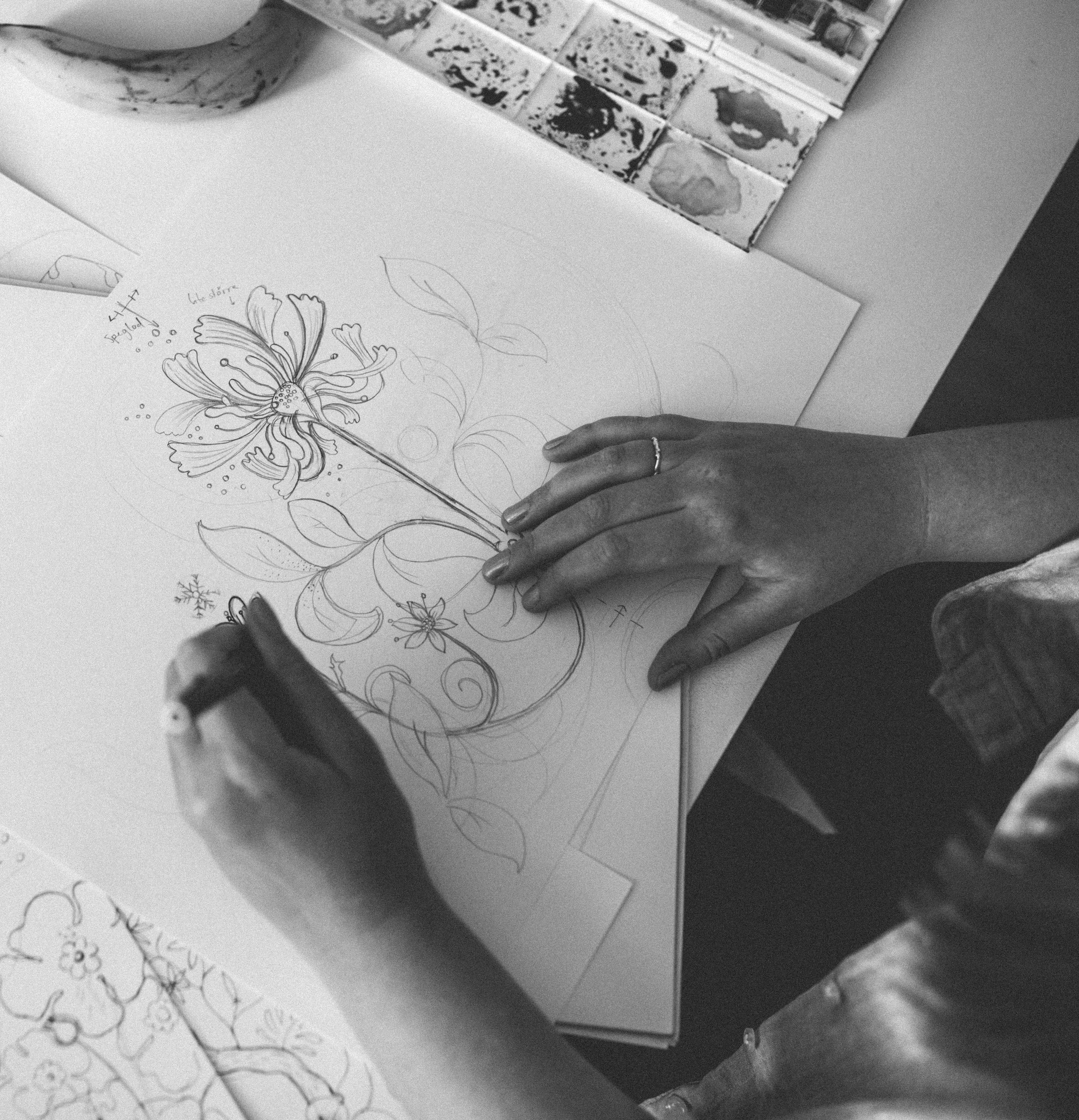 Lina Schnaufer illustratör av 2023 års julmönster