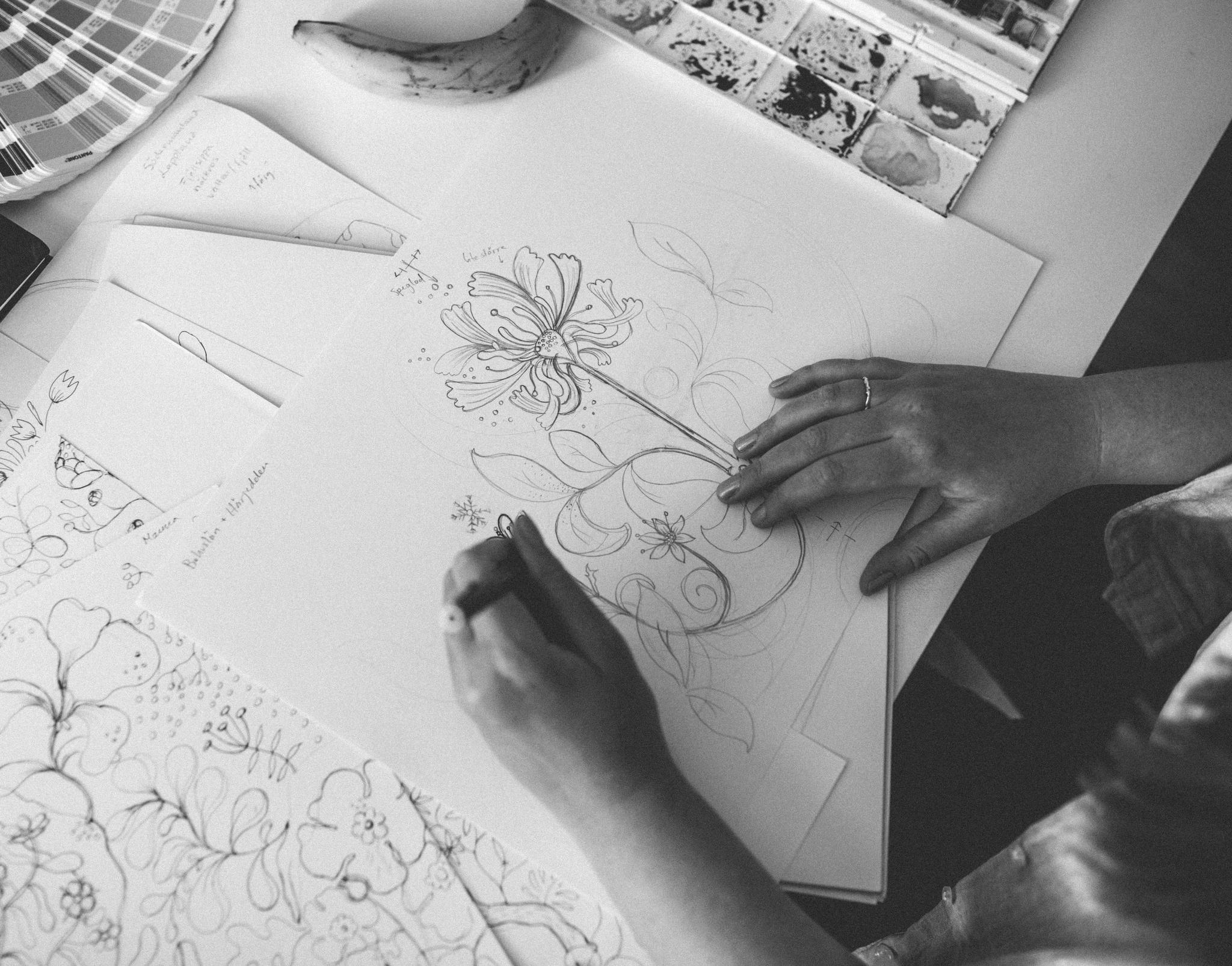 Lina Schnaufer illustratör av 2023 års julmönster