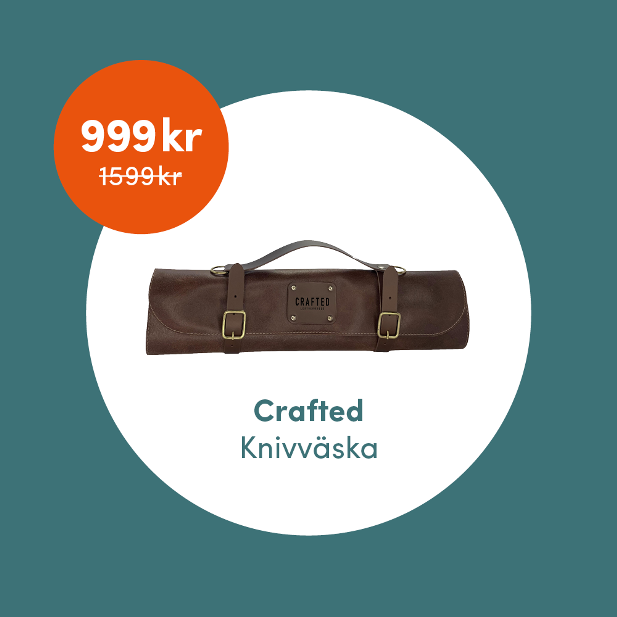 Medlemspris! Crafted Knivväska 999 kr
