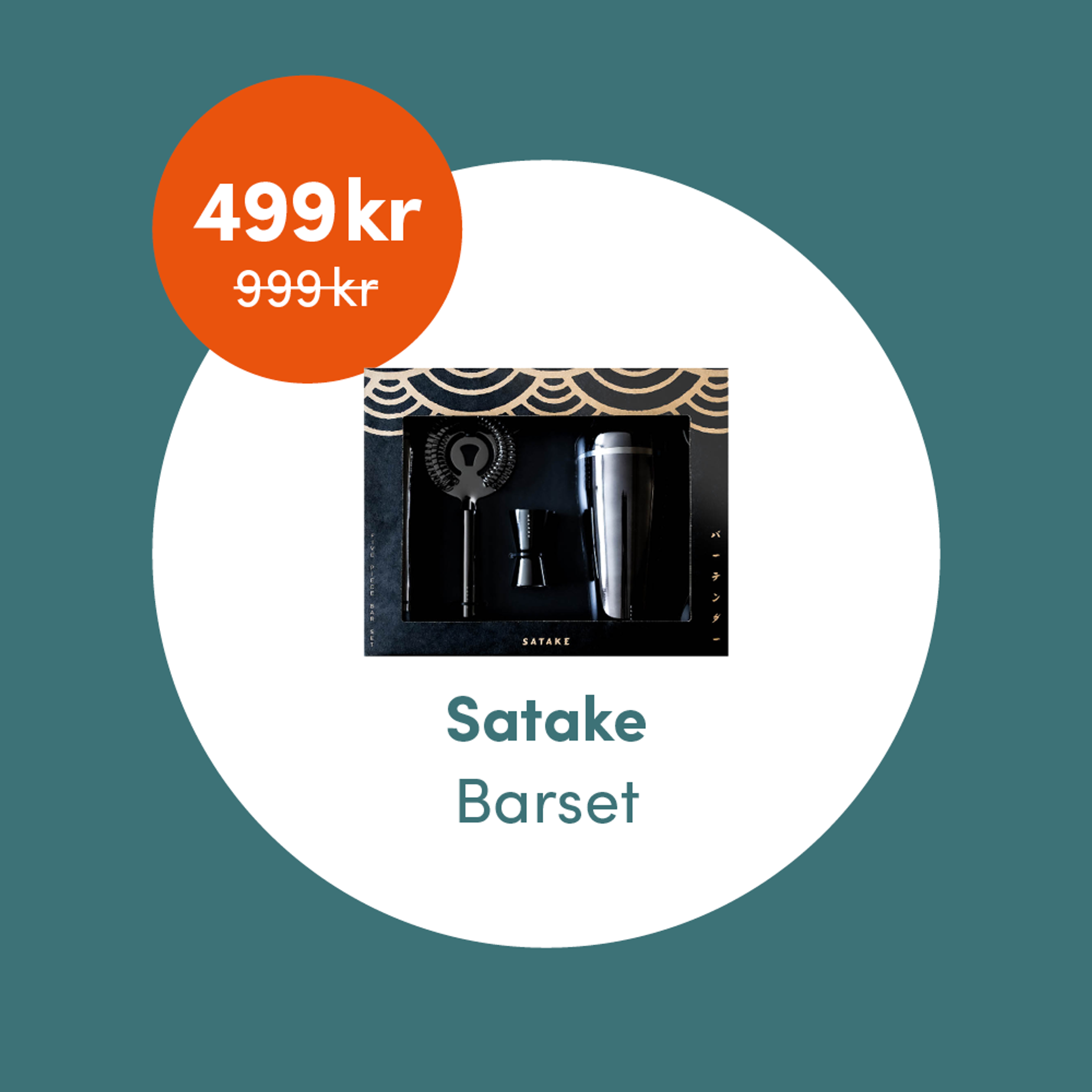 Medlemsklipp! Satake barset 499 kr