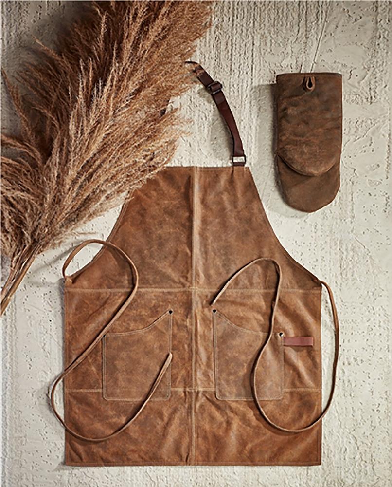 Lærhansker og ovnsvotter