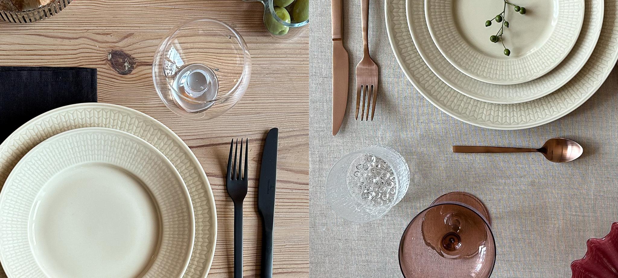 Rörstrand Swedish grace astiat havre vehnä beige lautanen erikokoiset lautaset