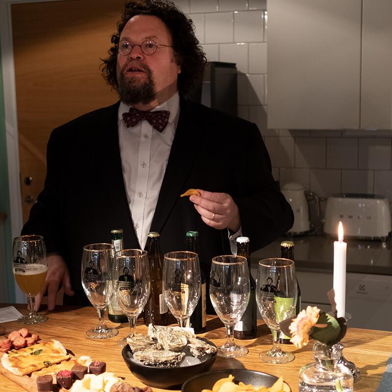 Edward Blom ölglas - Sätt guldkant på tillvaron