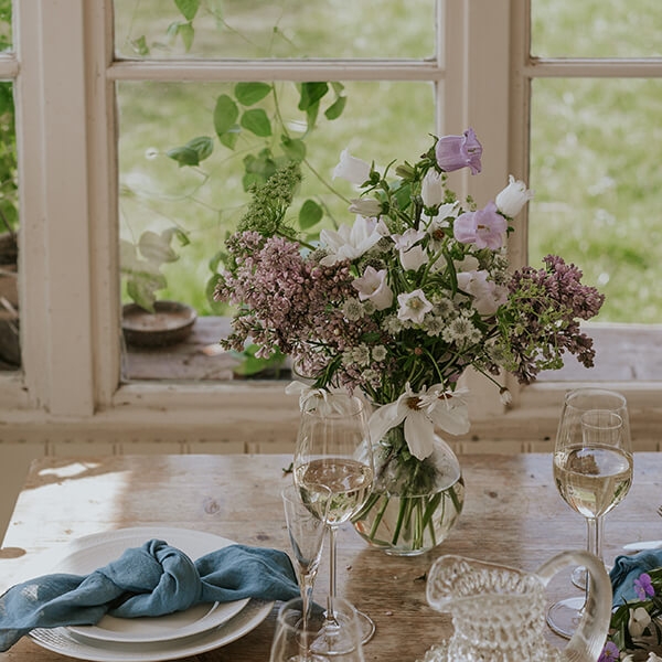 Pynt med markblomster