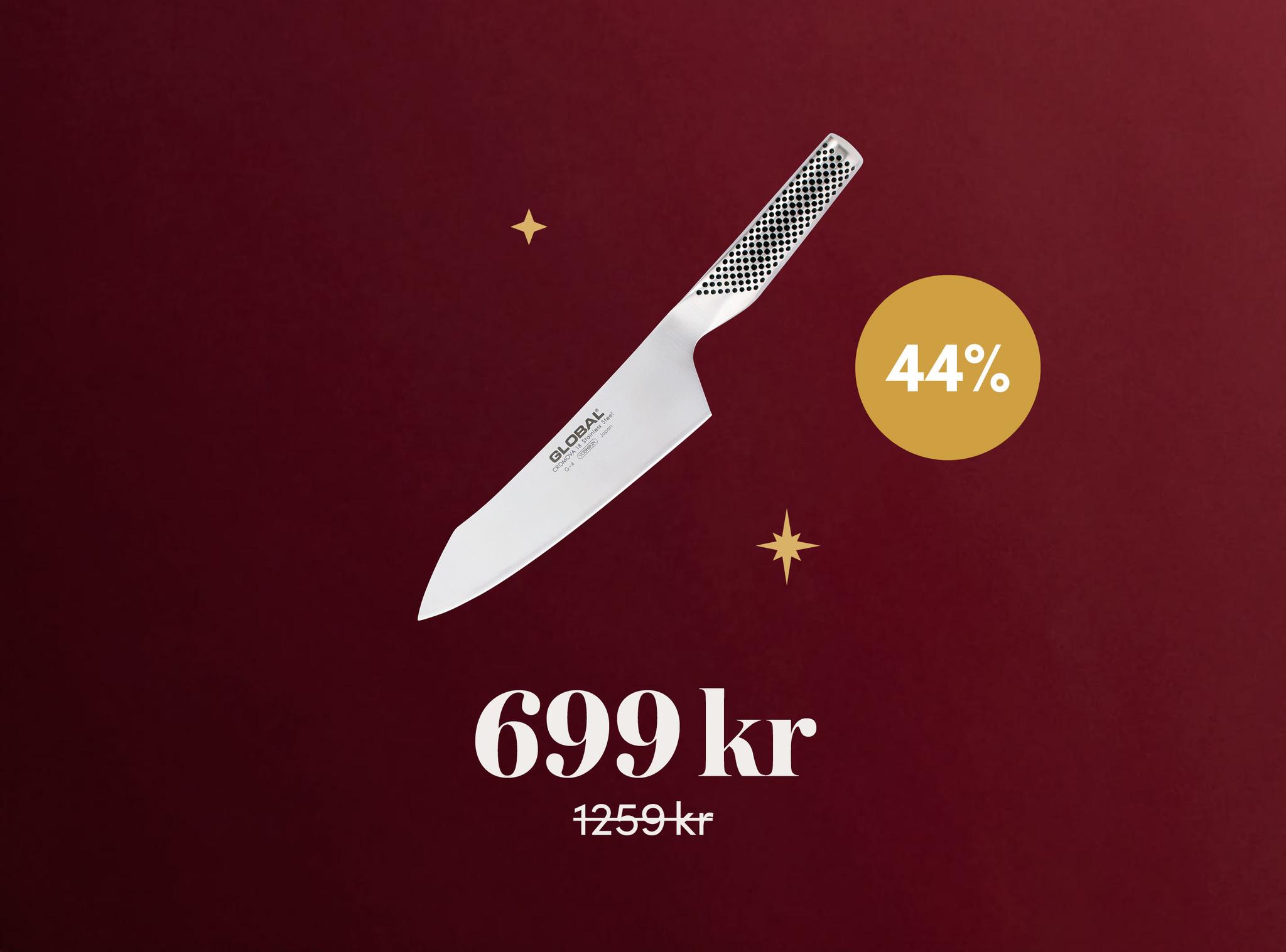 Julkalender - Global kockkniv för 699 kr