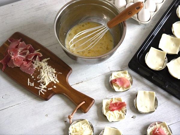 Miniposteier med gruyère