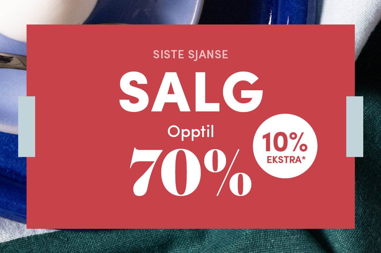 SALG opptil 70%