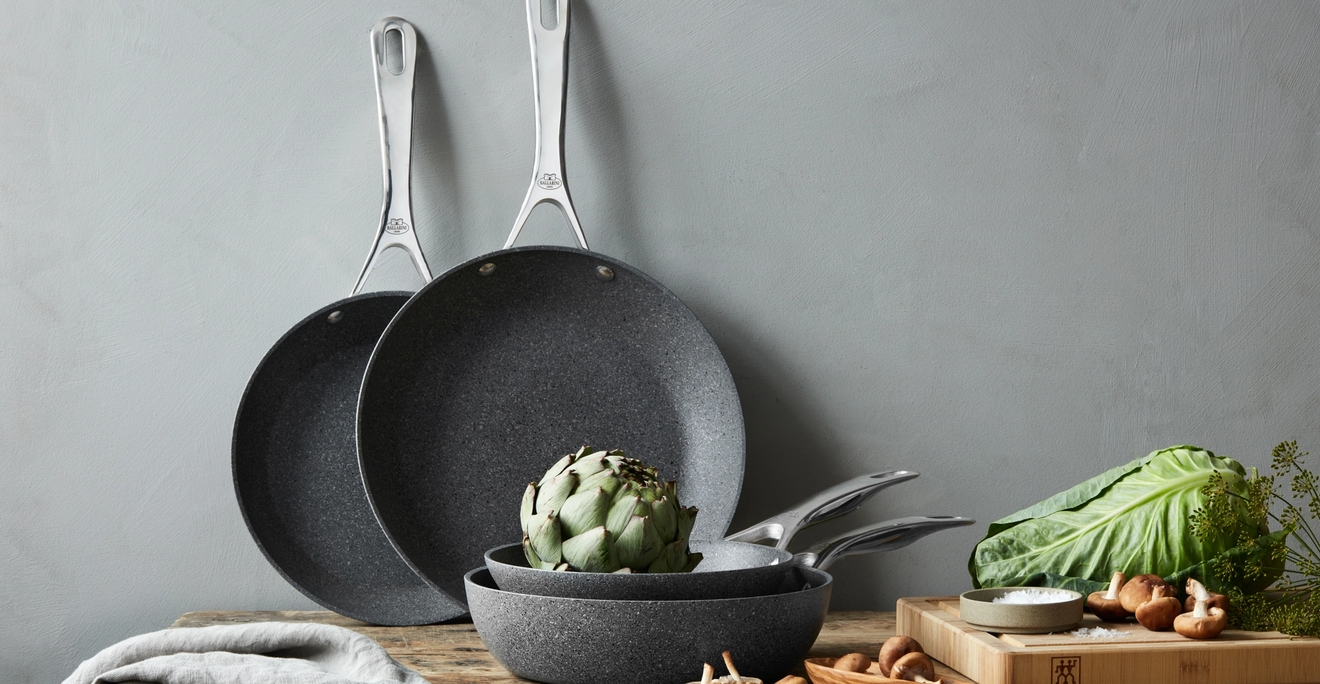 Ballarini Tyylikkäät kattilat, paistinpannut ja kasarit keittiöön ja ruoanlaittoon