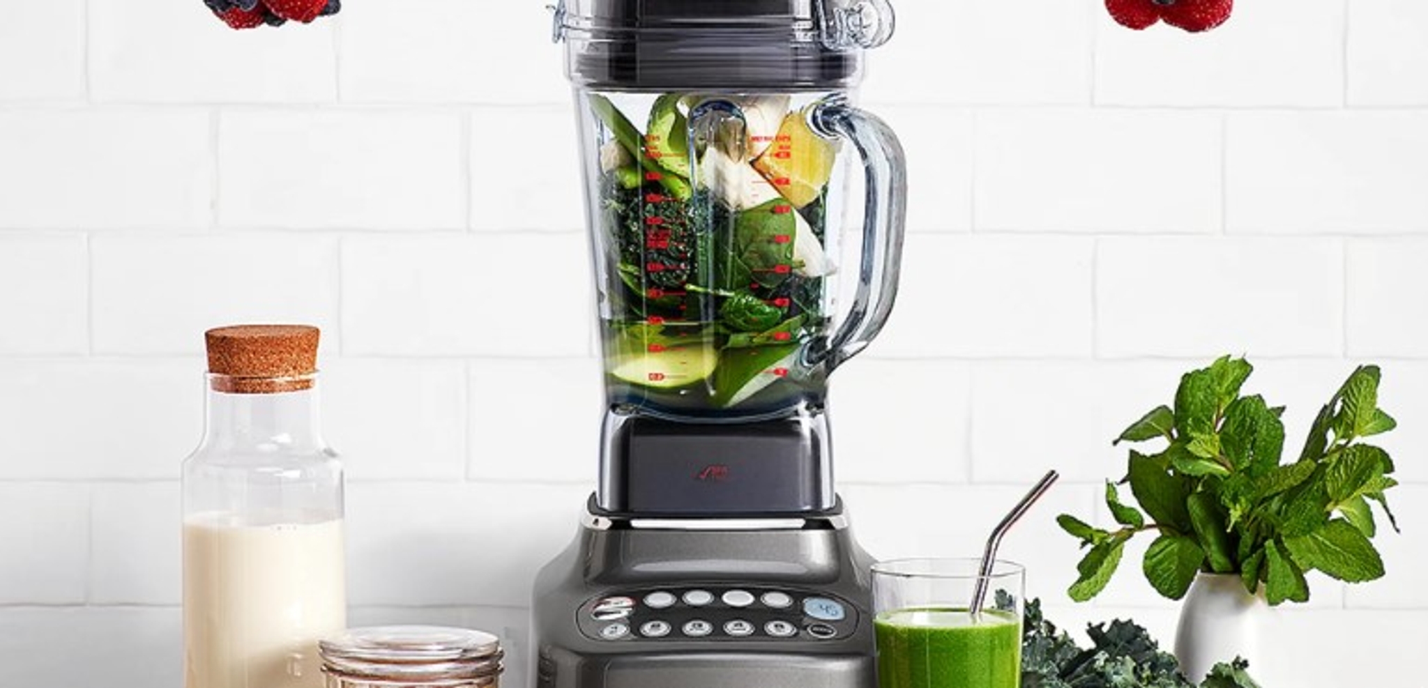 Blender med grønt og sitrus 