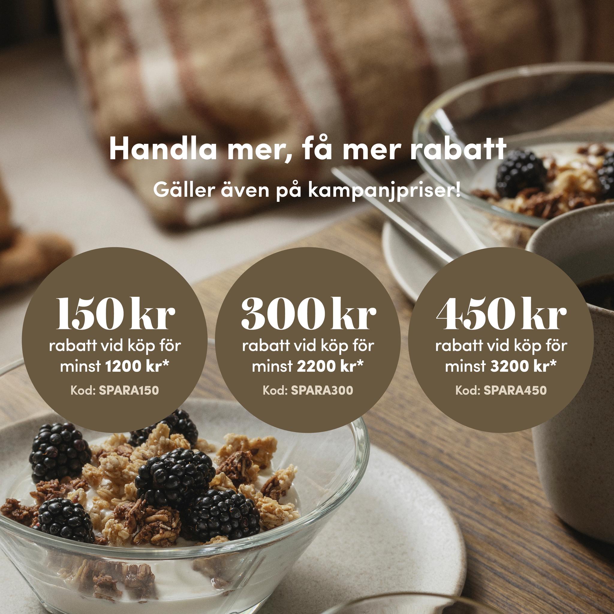 Rabattstege - få upp till 450 kr rabatt