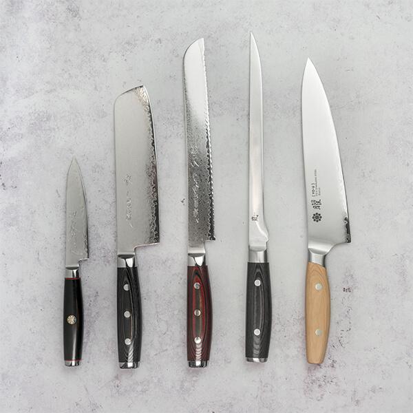 Yaxell - Flera olika sorters knivar - Kockkniv
