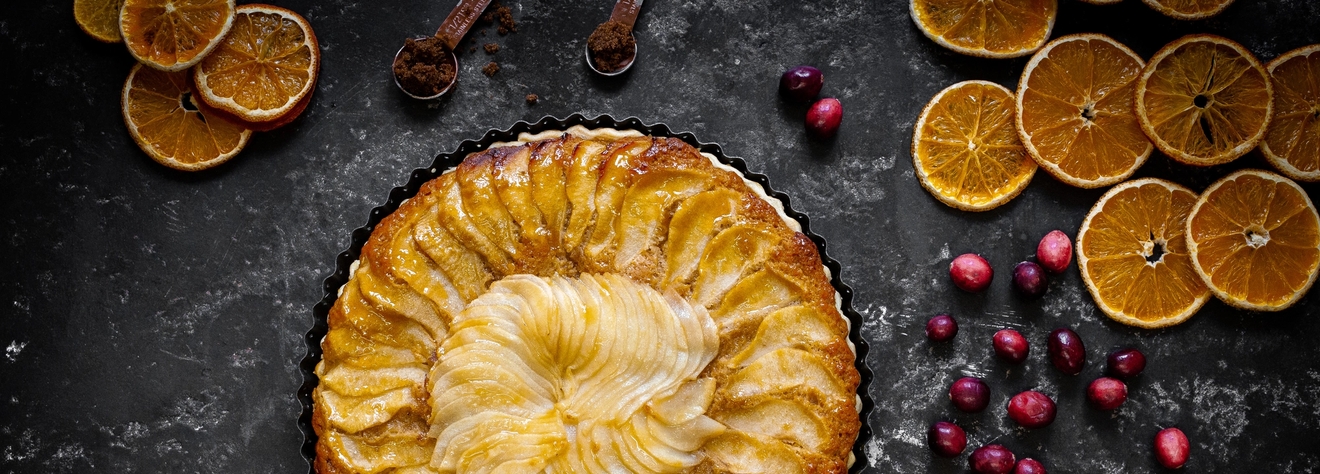 Masteclass piirakkavuoka rei'itetty metallinen piirakkavuoka omenapiirakka