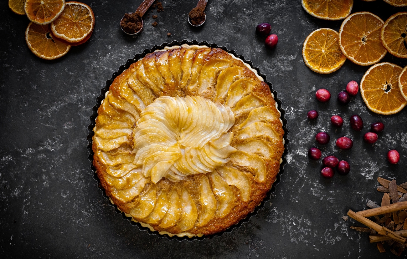 Masteclass piirakkavuoka rei'itetty metallinen piirakkavuoka omenapiirakka