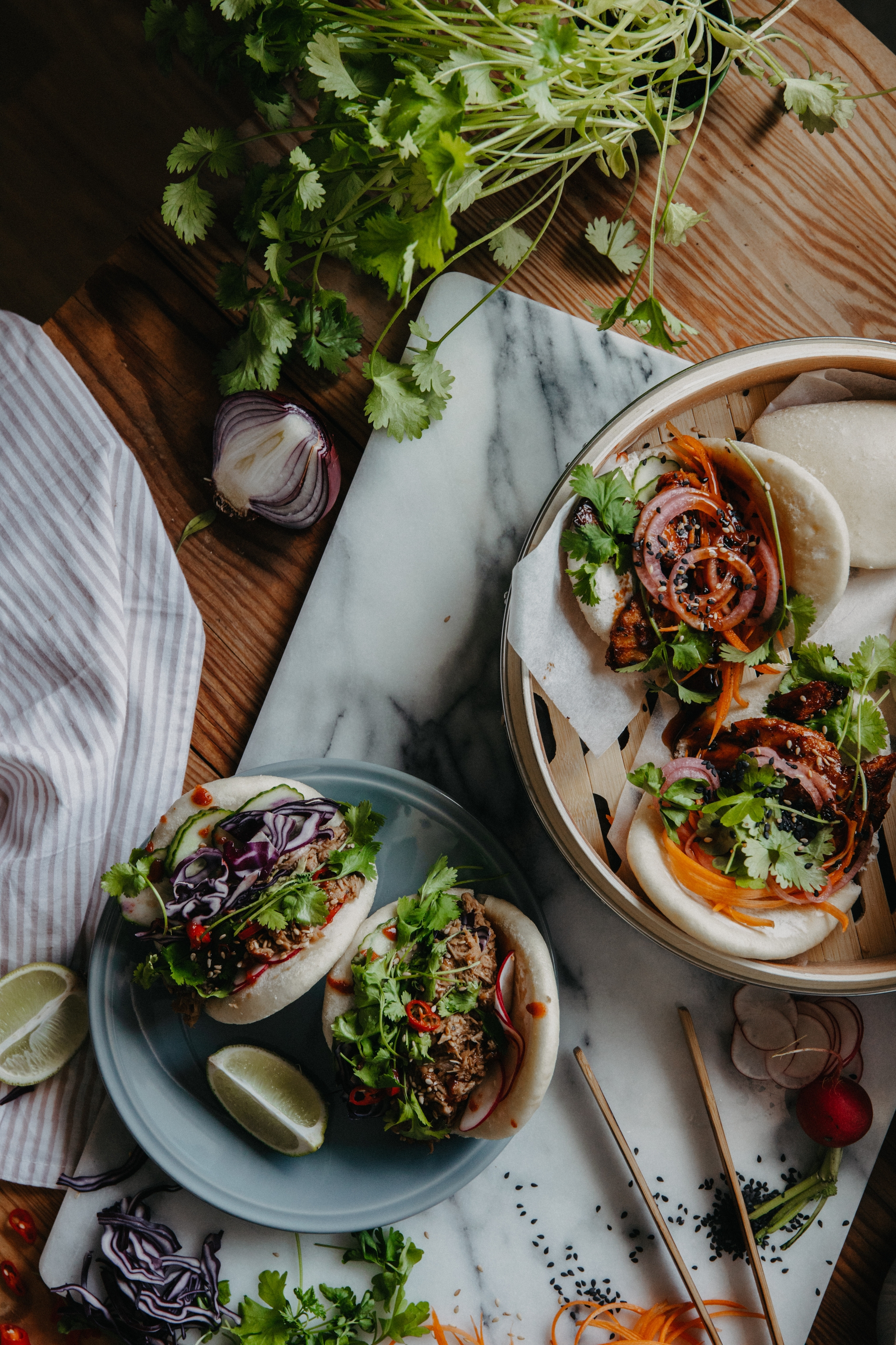 Teriyaki-oumph bao buns