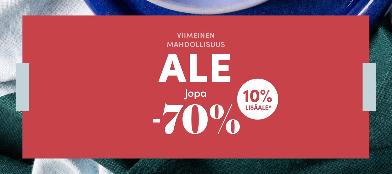 ALE jopa -70%
