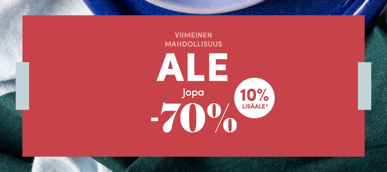ALE jopa -70%