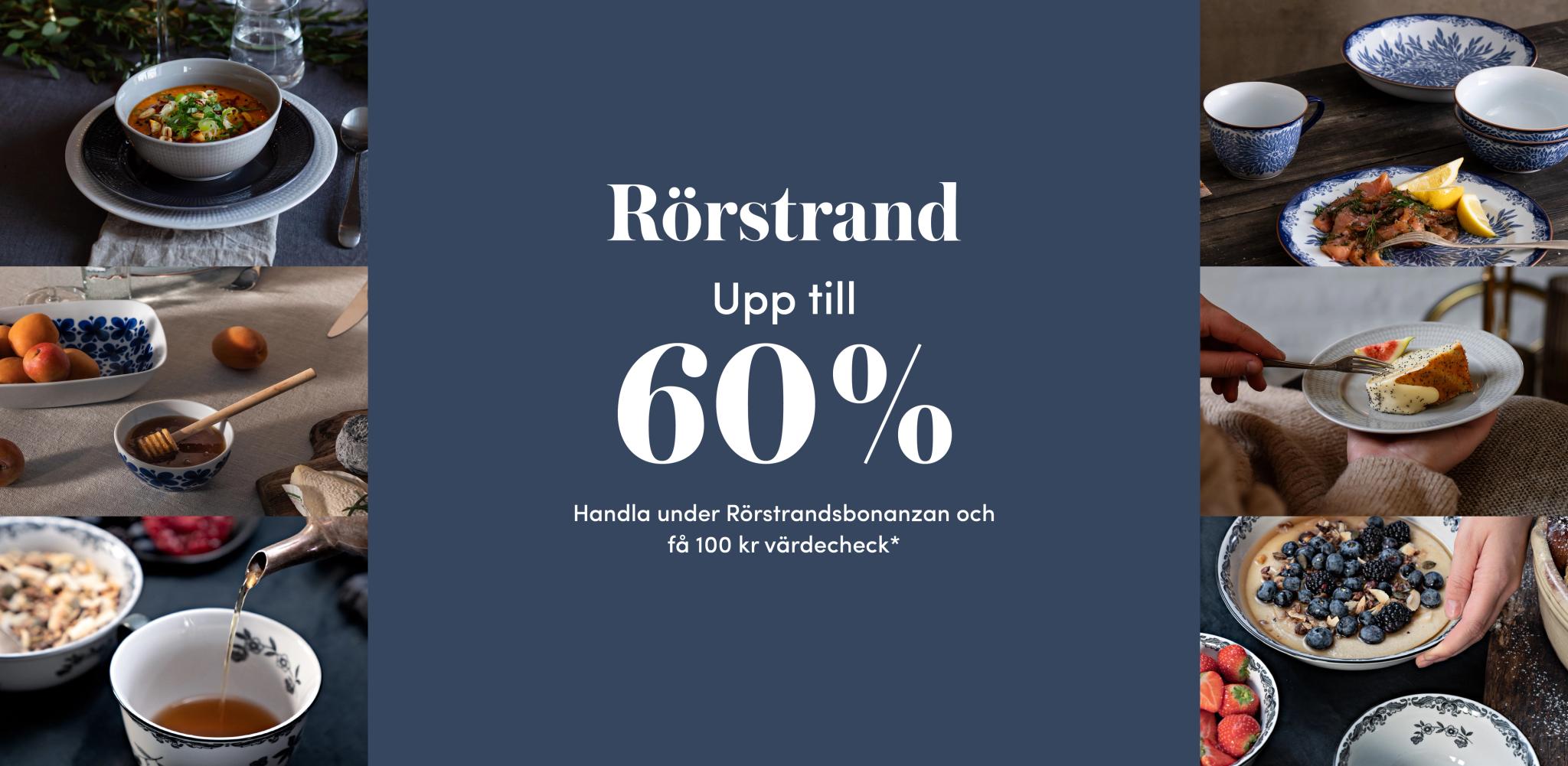 Rörstrand upp till 60% rabatt