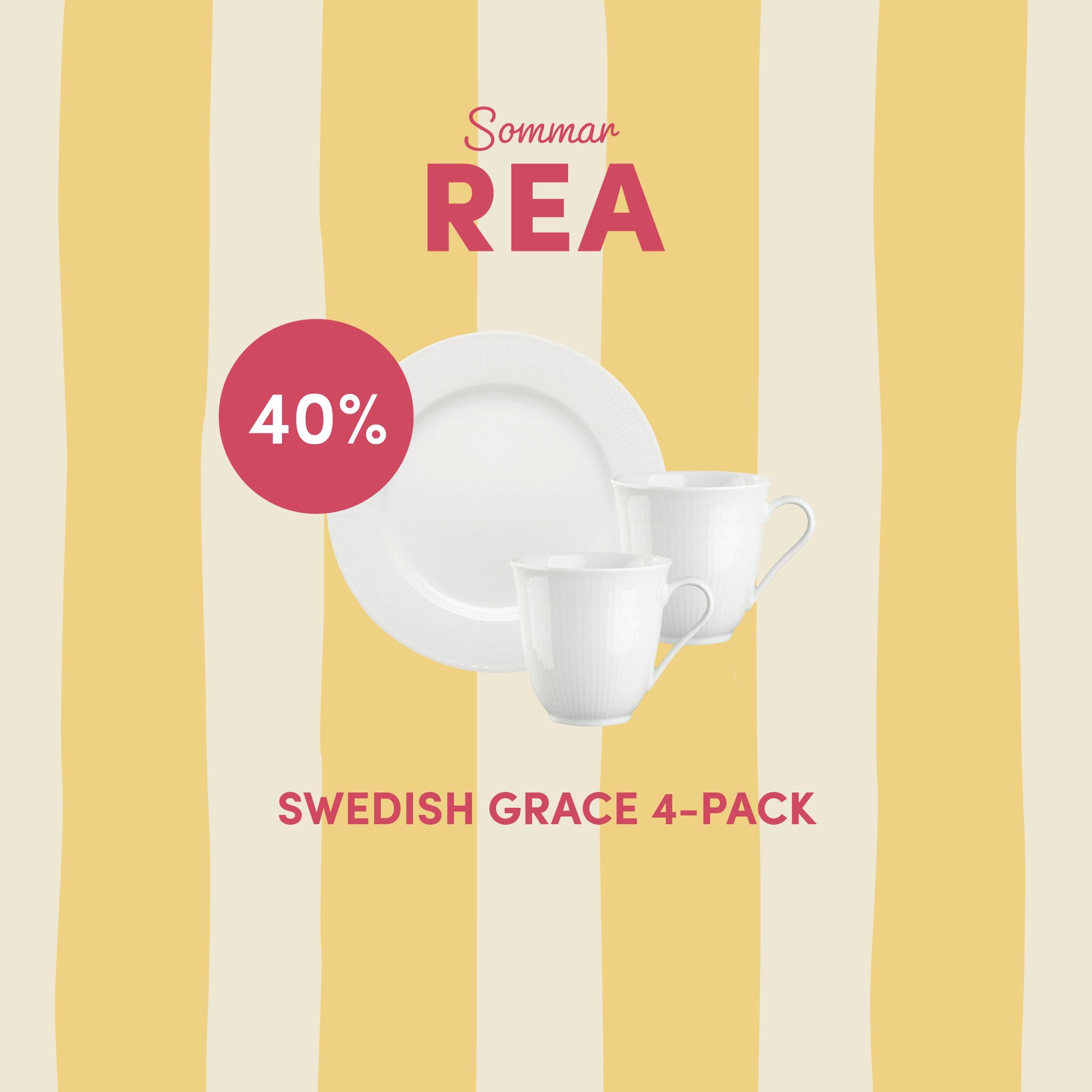 Sommarrea med 40% på Swedish Grace Snö 4-pack