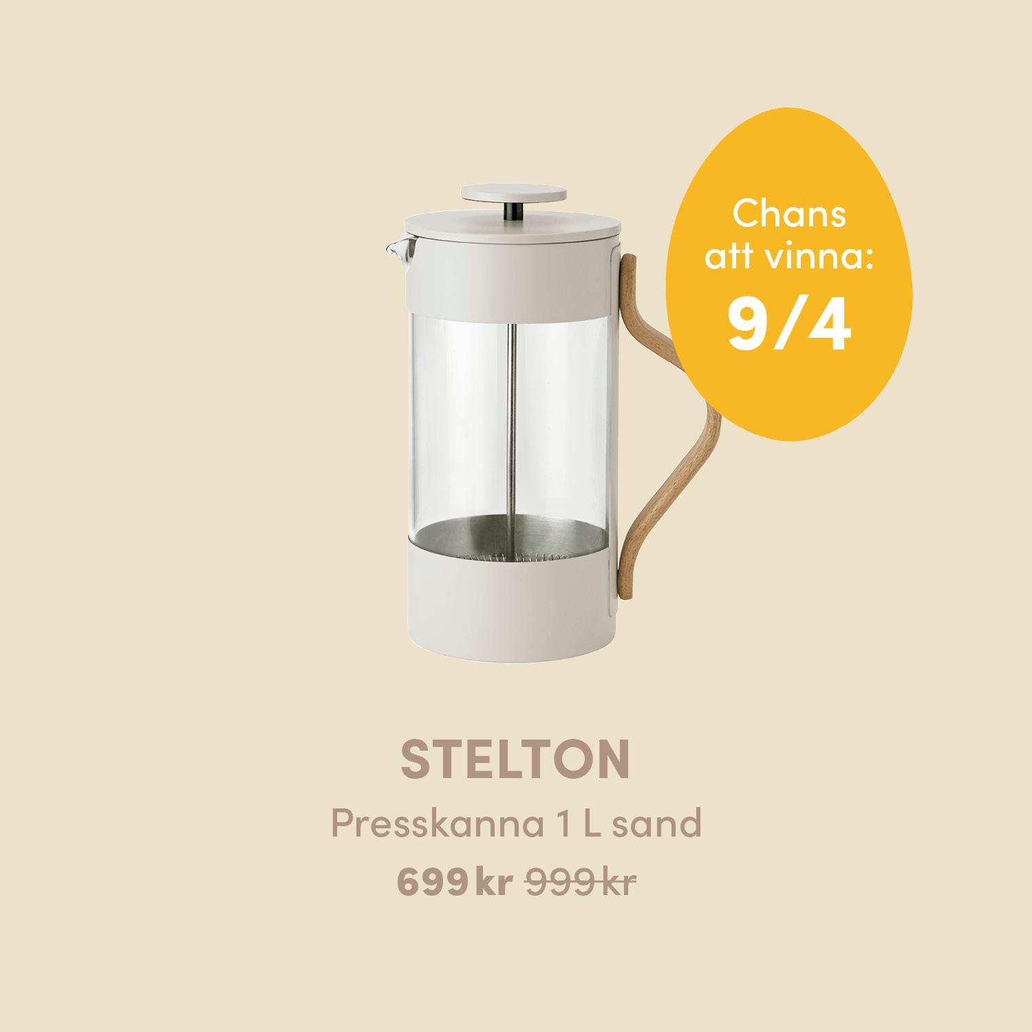 Lucka 5 - Stelton presskanna 1 L sand