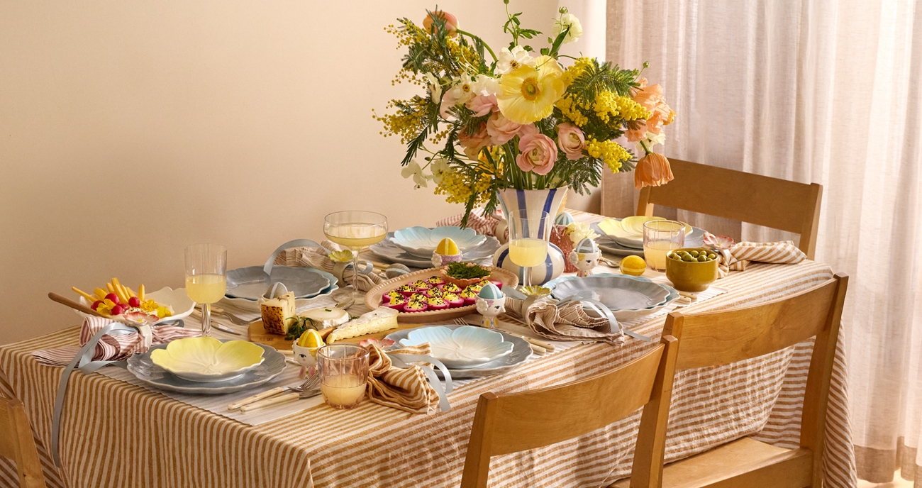 Blommigt porslin - vårens trend