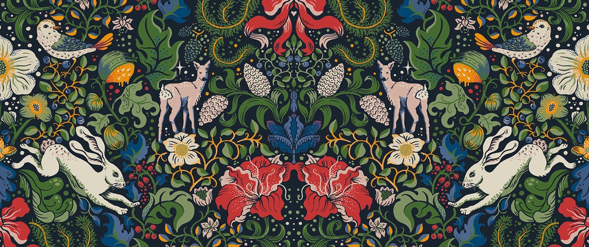 Lina Schnaufer har designat årets julpapper