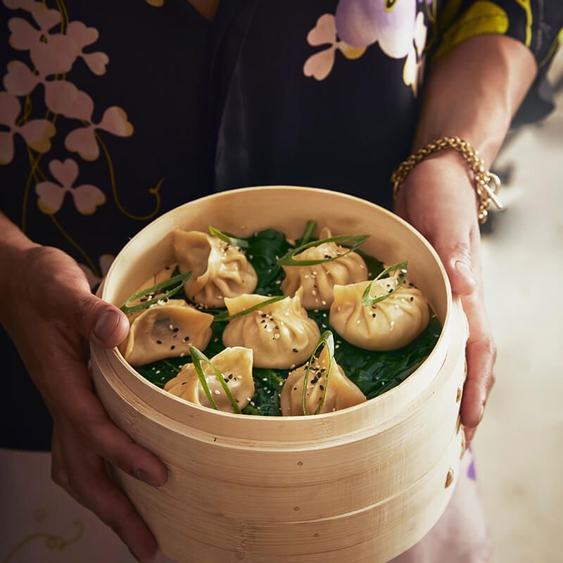 Dumplings - Jiǔcài jiǎozi
