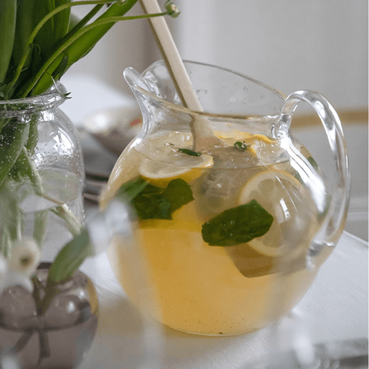 Ingefær- og sitronlemonade på te - Cervera