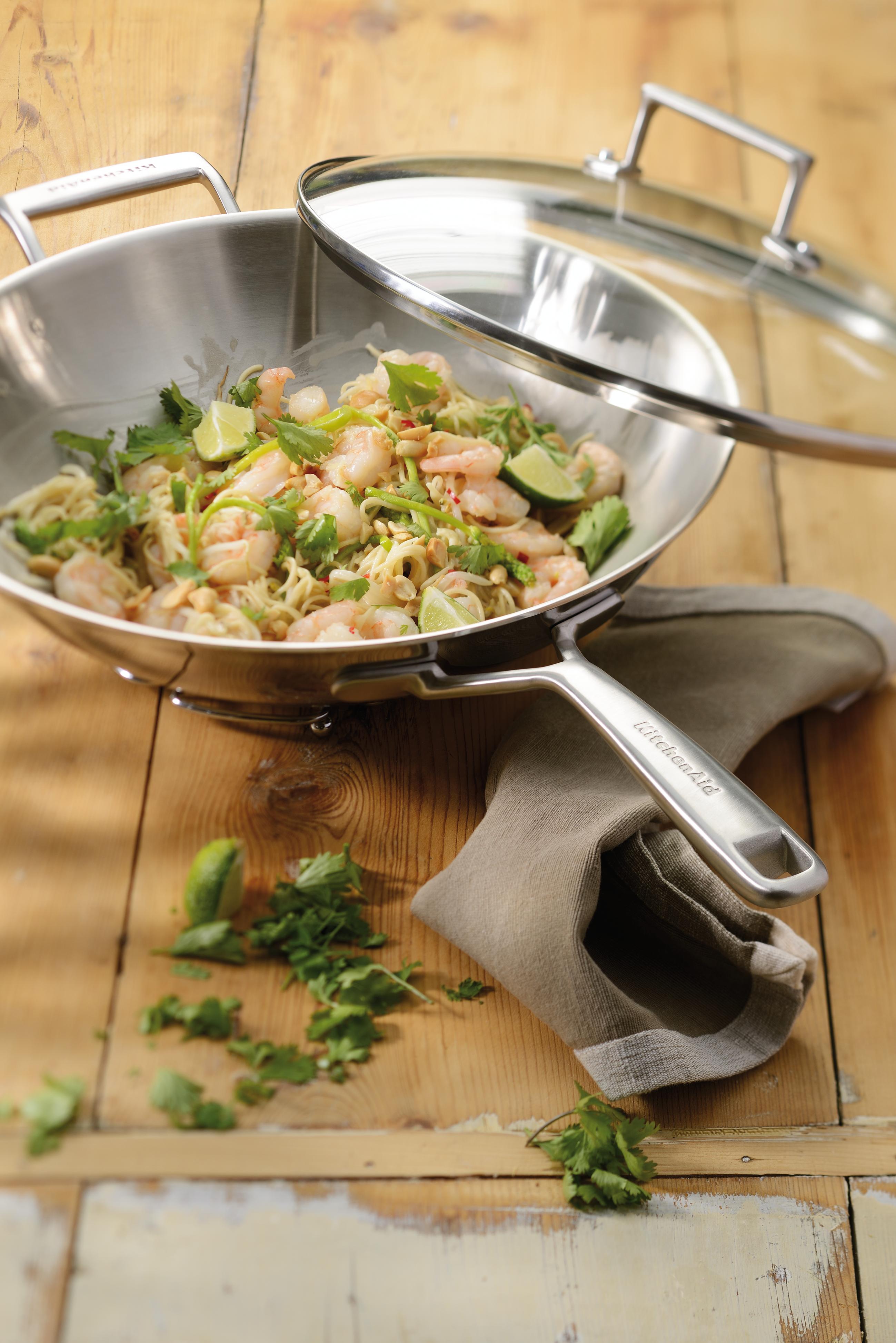 KitchenAid sauté-pannu paistinpannu lasikannella  ruostuomaton