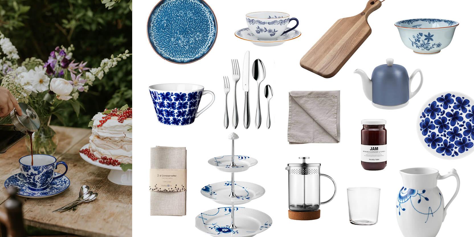 Sommerborddekking på 3 måter