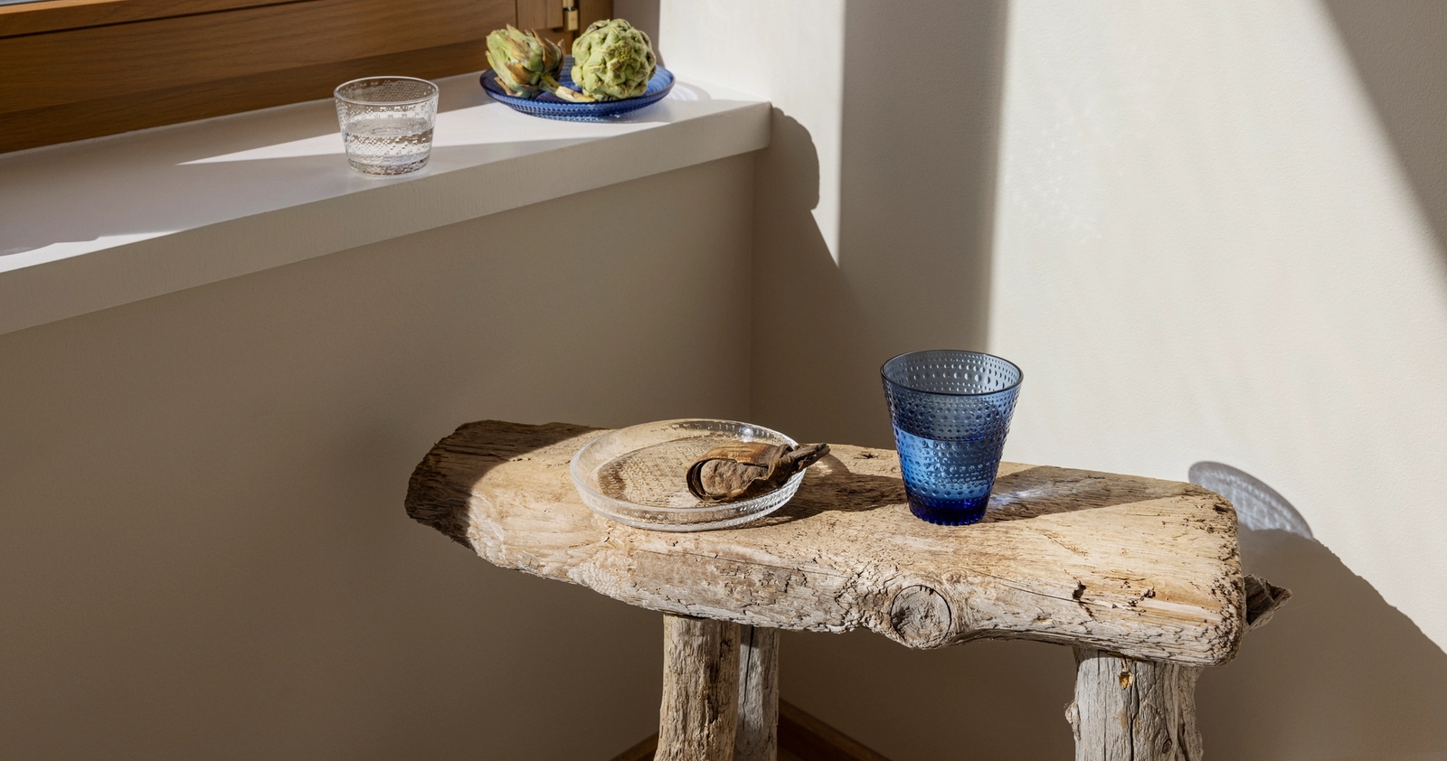 Blått glas