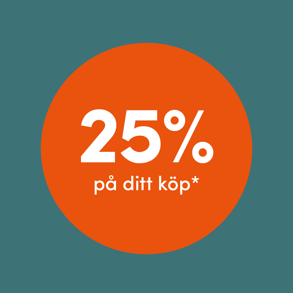 25% på ditt köp*