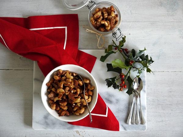 Ingefærristede cashew & valnøtter