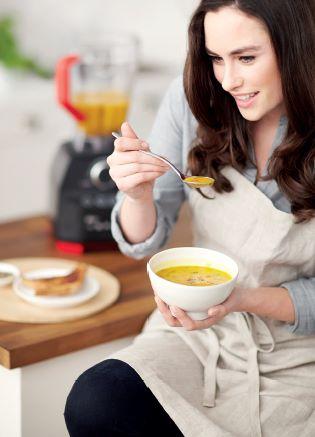 Gulrot- & Koriandersuppe