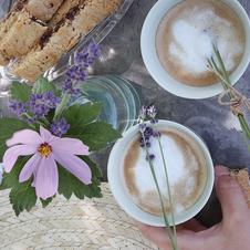 Lavendel-latte