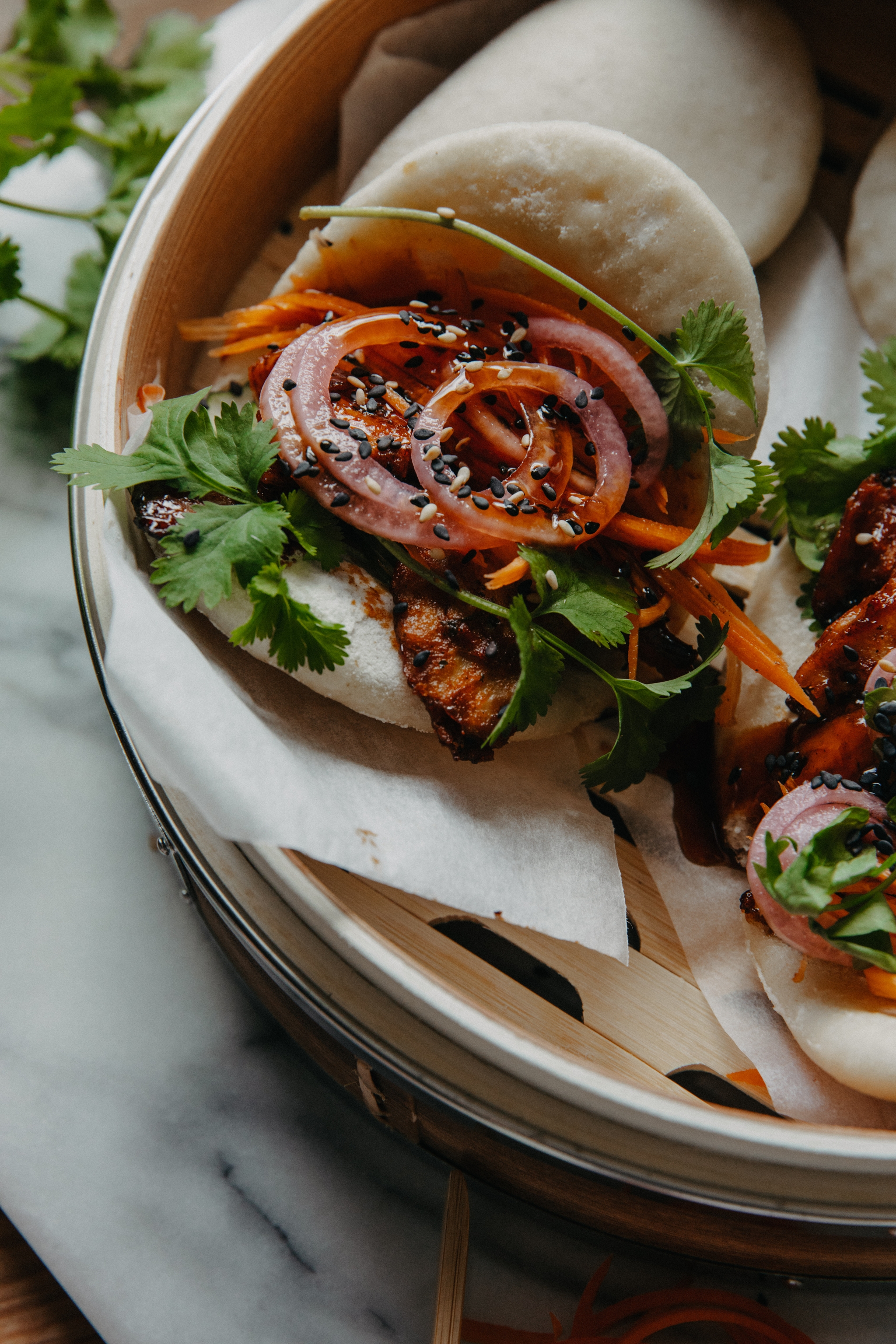 Teriyaki-oumph bao buns