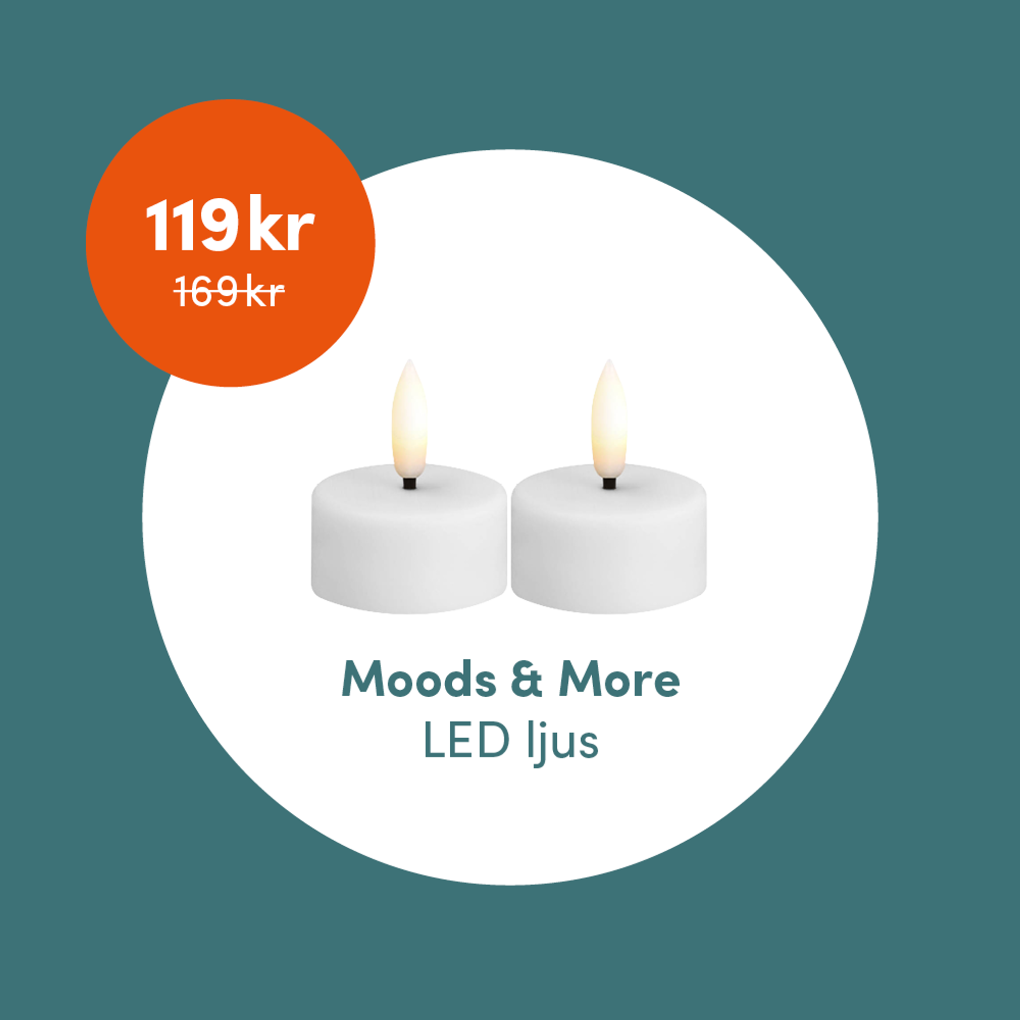 Medlemsklipp! LED ljus 119 kr