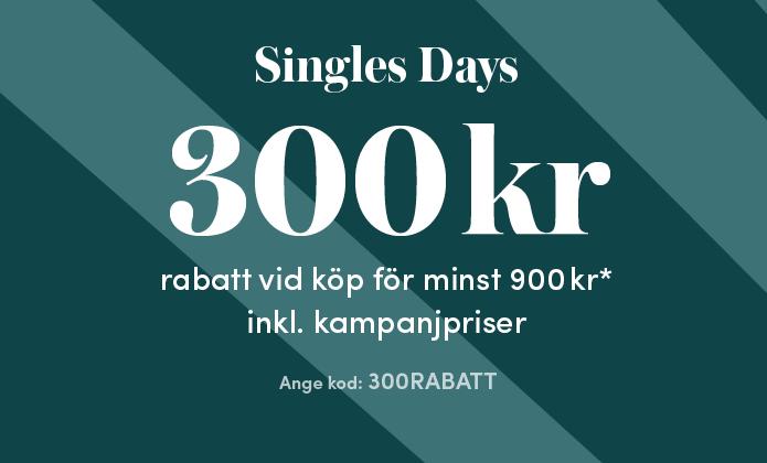 300 kr rabatt vid köp för minst 900 kr - ange kod 300RABATT