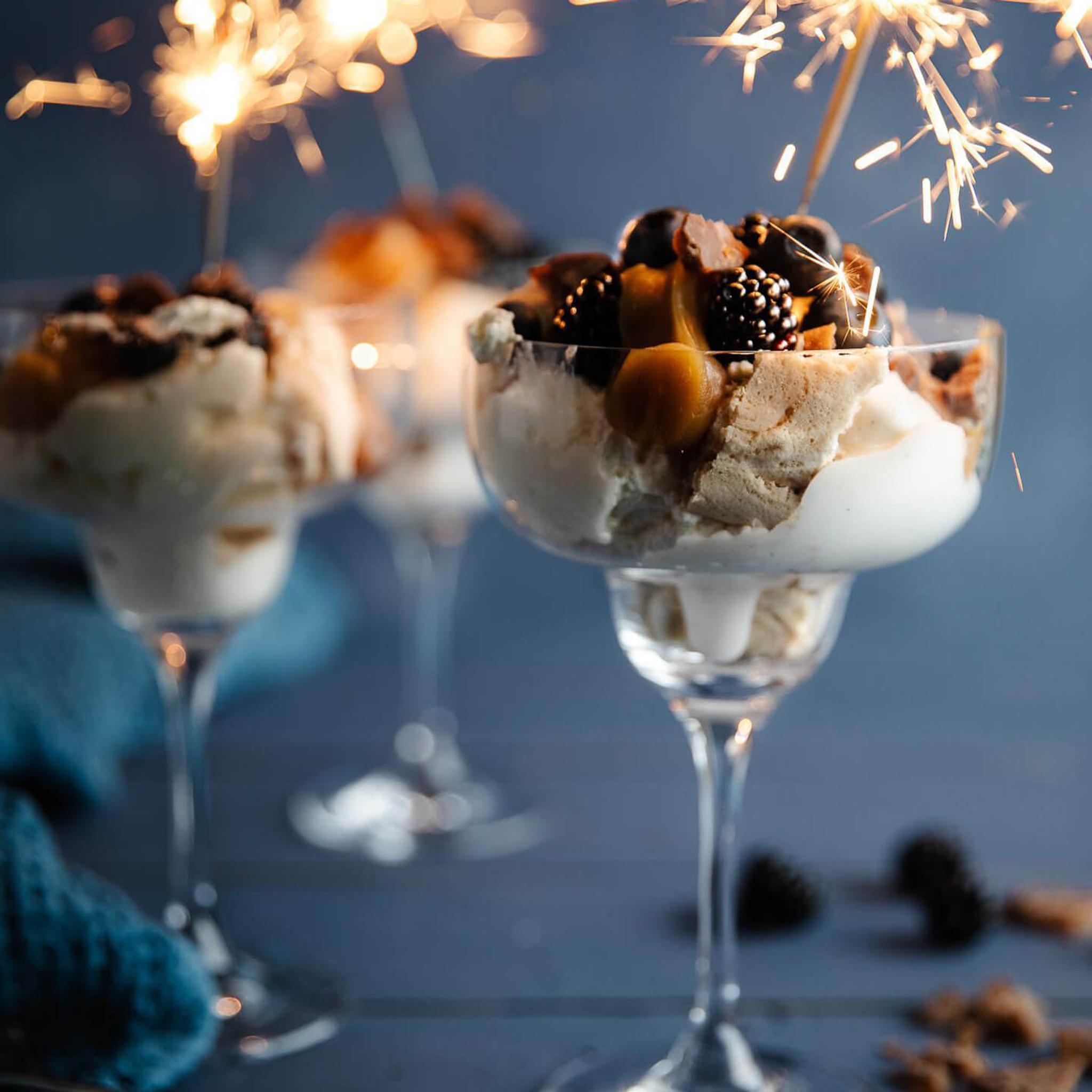 Karamellmarengs pavlova